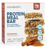 WonderSlim empaque frontal canela muestra producto listo para llevar