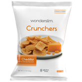 WonderSlim empaque frontal cheddar muestra portabilidad y sabor