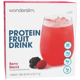 Wonderslim frente del empaque mostrando 7 sobres y beneficios visibles