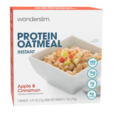 Wonderslim empaque frontal Manzana y Canela mostrando formato práctico