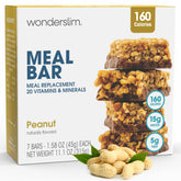 WonderSlim paquete frontal cacahuate mostrando diseño y beneficios
