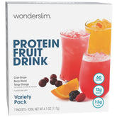 WonderSlim empaque frontal mostrando pack variedad y beneficios rápidos