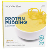 Wonderslim envase frontal mostrando sabor limón y información clave