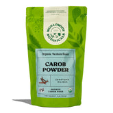 Worldwide Botanicals envase frontal mostrando 1 lb y beneficios sin cafeína