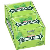 Wrigley's Doublemint pack frontal mostrando diseño y cantidad