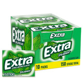 WRIGLEY'S EXTRA frente del paquete mostrando frescura y conveniencia