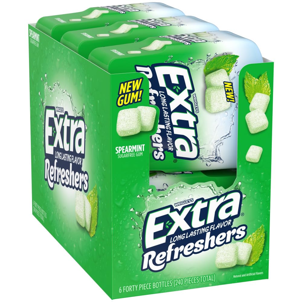 WRIGLEY'S EXTRA vista frontal del envase que muestra presentación y conveniencia