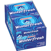 Wrigley’s empaque frontal mostrando pack a granel, frescura portátil