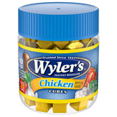 Wyler's frente del tarro con cubos visibles y conveniencia para cocinar