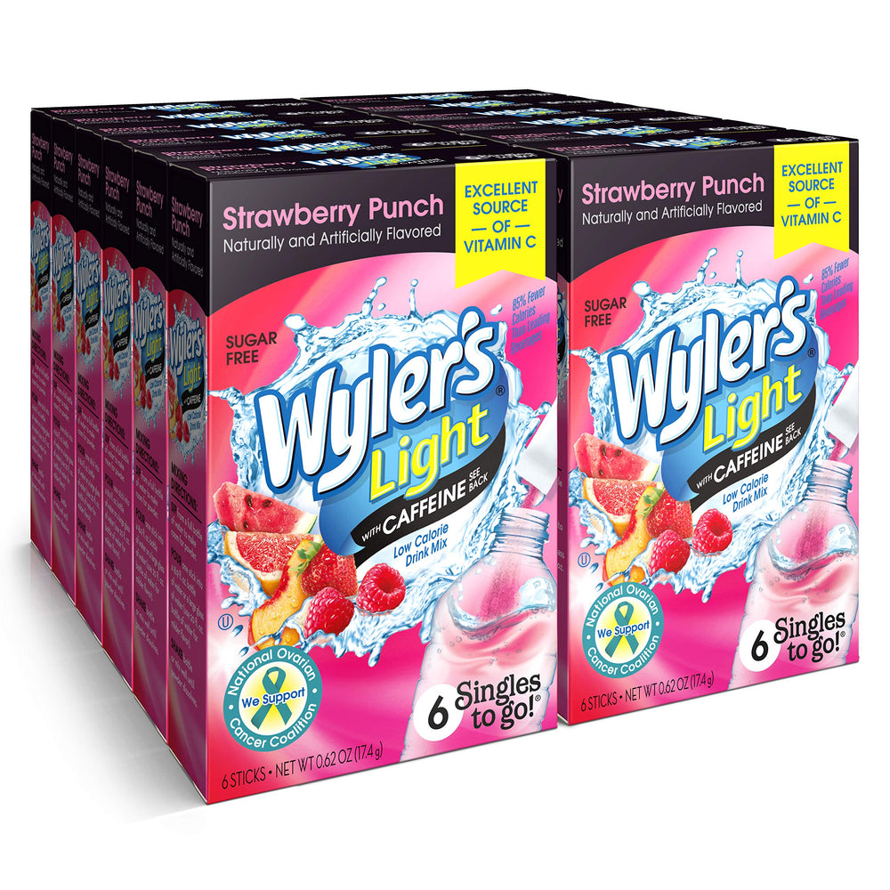 Wyler's Light frente del empaque mostrando 96 sobres y conveniencia