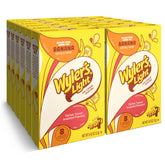 Wyler's Light paquete frontal Banana mostrando 96 sobres para hidratación ligera
