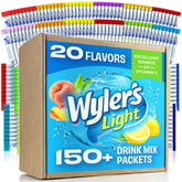 Wyler's Light frente del empaque mostrando variedad y ahorro