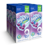 Wyler's Light frente del paquete mostrando cantidad y sabor uva