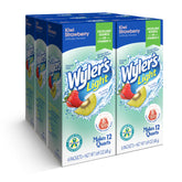 Wyler's Light frente del empaque mostrando cantidad y sabor, ideal para familias