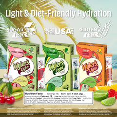 Wyler's Light sobres individuales dispersos, muestra variedad de sabores