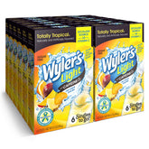 Wyler's Light empaque frontal tropical muestra 72 sobres y beneficios