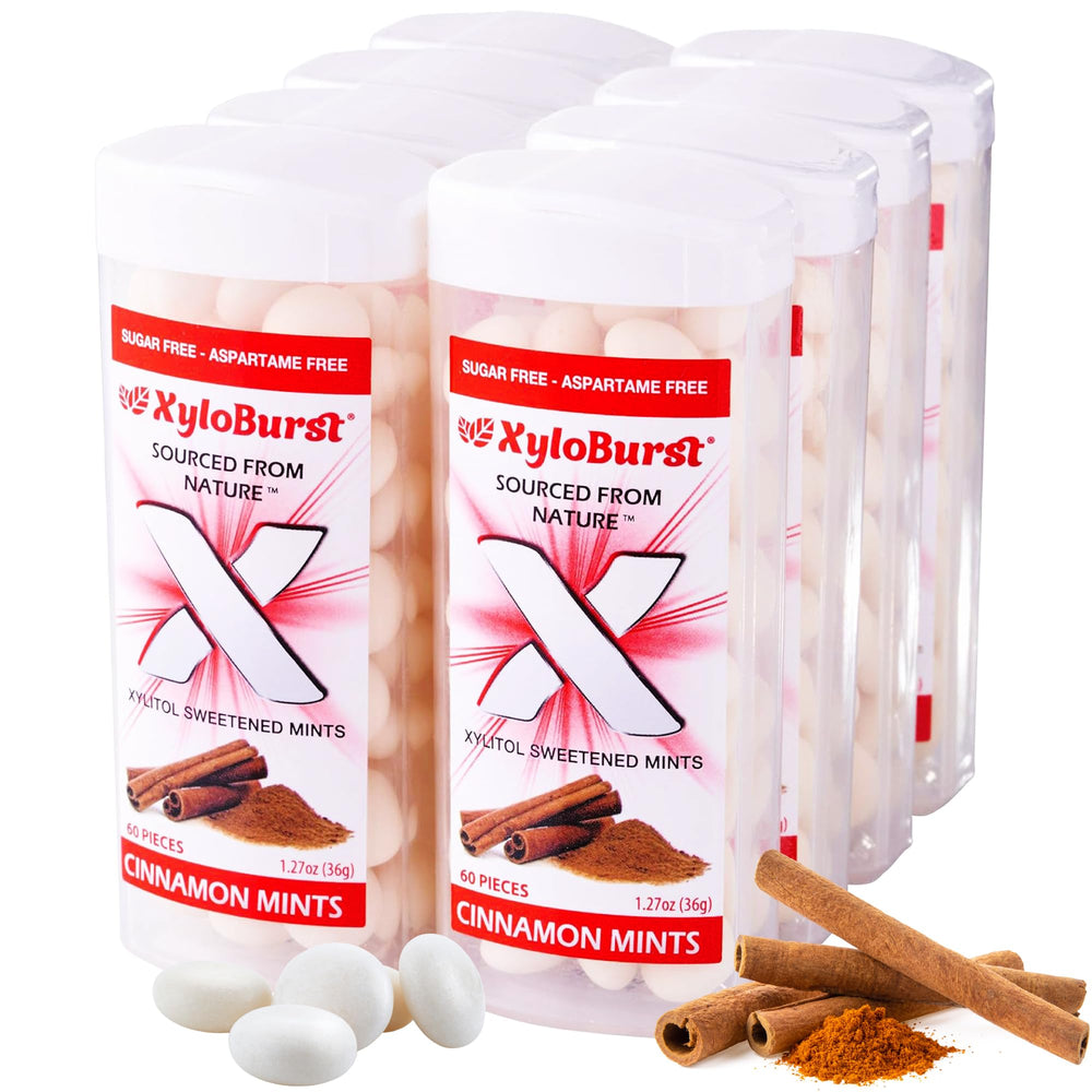 Xyloburst frasco frontal Canela mostrando etiqueta clara y beneficio de frescura