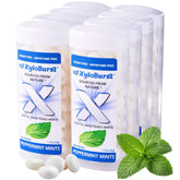 Xyloburst frasco frontal mostrando 60 pastillas y frescor inmediato
