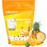 Xyloburst frente del empaque mostrando bolsa de 500 unidades y conveniencia