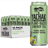 Yachak lata frontal mostrando diseño y sabor Ultimate Mint, conveniencia portátil
