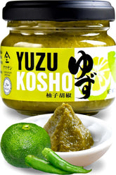 YAMASAN KYOTO UJI frasco frontal mostrando yuzu kosho, realza sabor