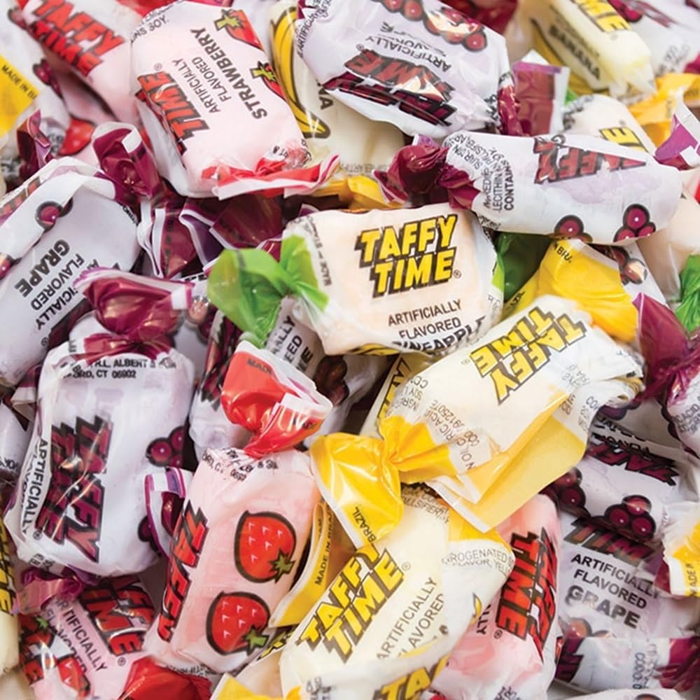 YANKEETRADERS paquete frontal con 2 libras de Fruit Chews listo para evento