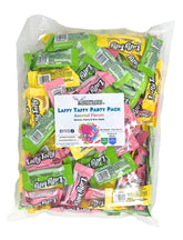 YANKEETRADERS paquete Laffy Taffy frente mostrando variedad y conveniencia