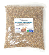 YANKEETRADERS bolsa frontal mostrando mezcla 9 cereales, conveniencia a granel