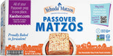 Yehuda matzo frente del paquete mostrando 5 unidades y bolsa resellable beneficios de frescura