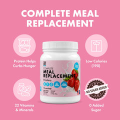 Yes You Can! cucharada con polvo mostrando 20 g de proteína por porción para saciedad