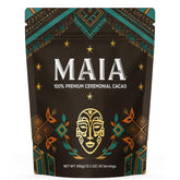 YLOTRE Maia cacao ceremonial frente del paquete mostrando calidad premium