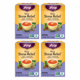 Yogi empaque frontal del té kava con diseño claro y beneficios visibles