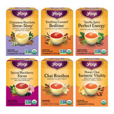 Yogi paquete frontal Fall Favorites con seis cajas, muestra conveniencia y variedad