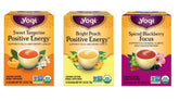 Yogi paquete variedad frente mostrando las tres cajas y 48 bolsitas, ideal para iniciar el día