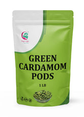 YOGI’S GIFT empaque frontal de cardamomo verde 1 lb mostrando marca y calidad