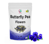 YOGI’S GIFT empaque frontal de butterfly pea flower muestra marca y cantidad