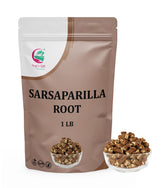 YOGI’S GIFT empaquetado frontal raíz sarsaparilla, presentación 1 lb y uso claro