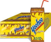 Yoo-Hoo vista frontal del envase mostrando el logo y sabor chocolate