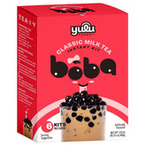 YULU FOODS empaque frontal mostrando kit completo para preparar bubble tea