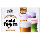 YULU FOODS frontal del kit mostrando paquete completo y variedad de sabores