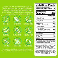 YumEarth close-up de textura masticable que resalta suavidad y sabor
