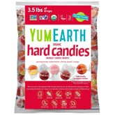 YumEarth paquete frontal mostrando diseño y mensajes claros para padres