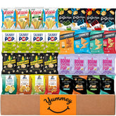 Yummey imagen frontal de la caja, muestra variedad y comodidad