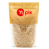 Yupik paquete frontal mostrando almendras laminadas y cantidad