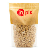 Yupik paquete frontal mostrando anacardos enteros y beneficios saludables