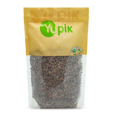 Yupik frente del envase mostrando 2.2 lb y sellos orgánico