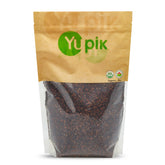 Yupik empaque frontal mostrando quinoa negra orgánica y beneficios