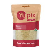 Yupik salvado de avena envase frontal mostrando etiqueta y certificaciones, ideal para despensa