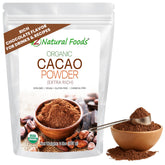Z Natural Foods frente del empaque mostrando 2 lb y beneficios orgánicos