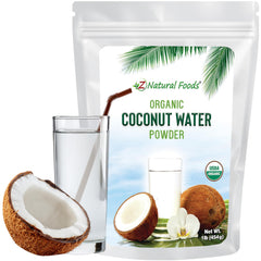 Z Natural Foods frente del paquete mostrando etiqueta orgánica y beneficios